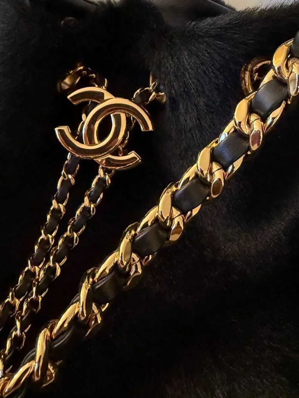 RARE CHANEL 25 mini handbag (26A), black pony hair, GHW, BRAND NEW, Full Set
